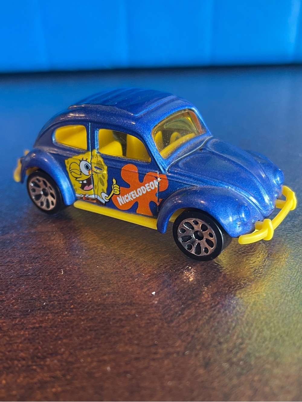 Vintage matchbox-Mattel Die cast, 62 VW beetle SpongeBob, Nickelodeon